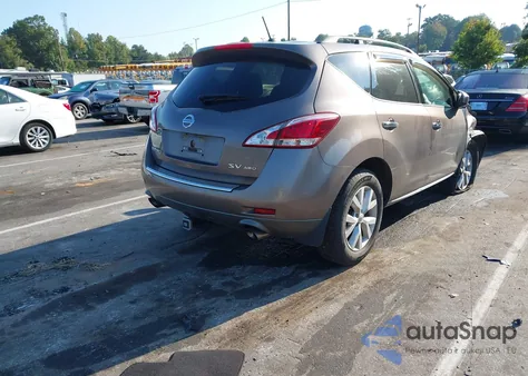 2011 Nissan Murano Sv из США, поврежденный, VIN JN8AZ1MW8BW163451